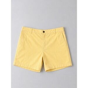 Brooks Brothers Mens Shorts 38 Butter Yellow Beachy Preppy Coastal Euro Summer